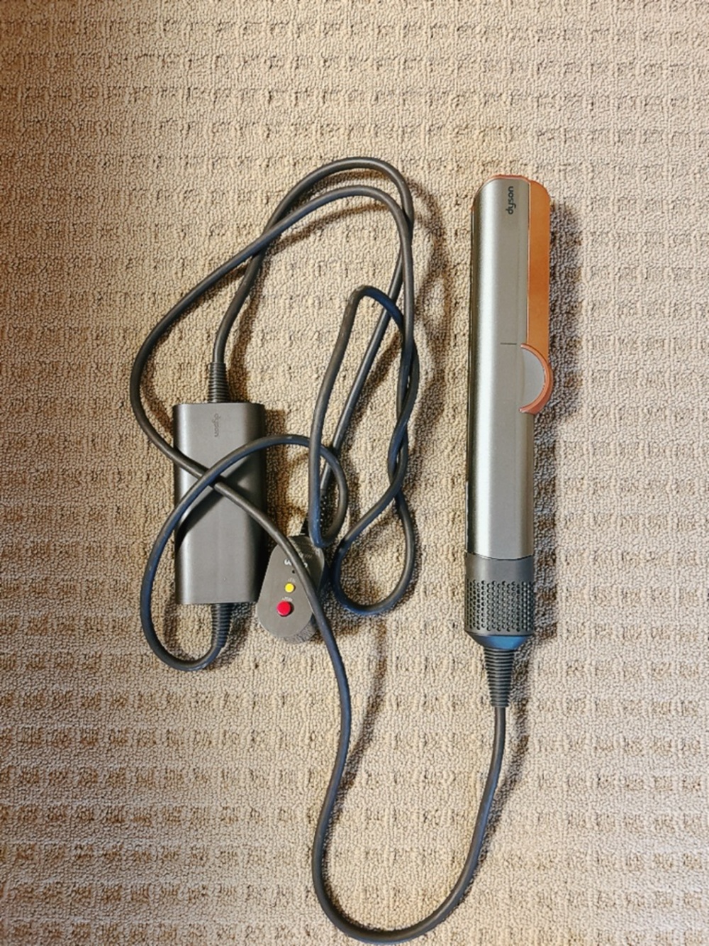Dyson Metallic Silver and Copper Hair Straightener